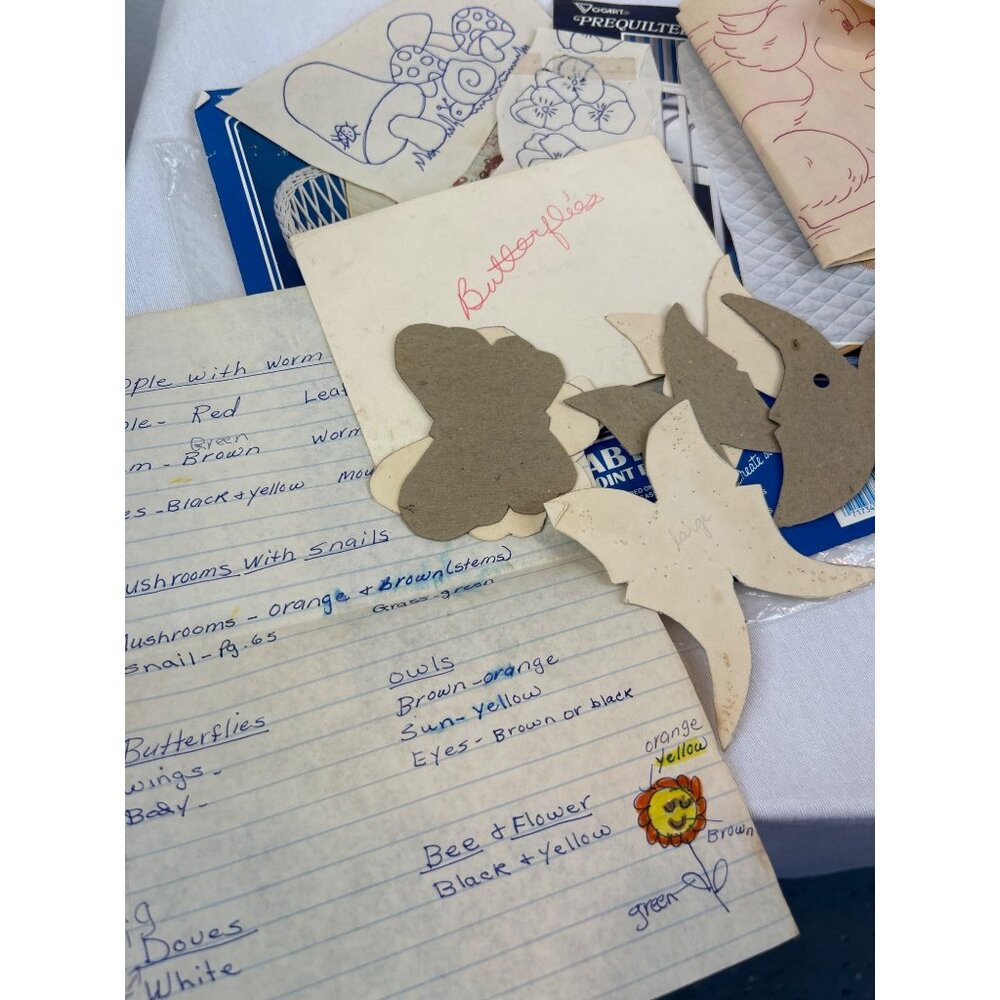 Vintage Ephemera Crafting Aunt Marthas Hot Iron Transfers For Embroidery - Picture 6 of 7